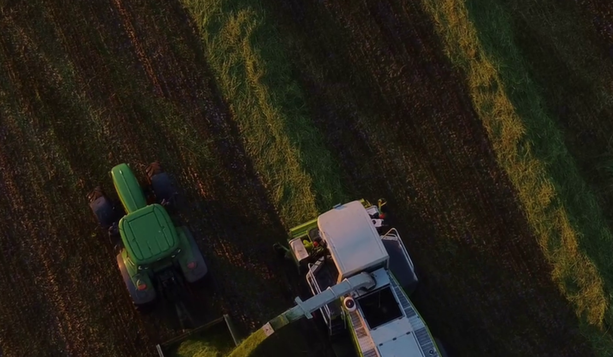 Landwirtschaft aus der Luft Fotografiert